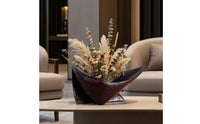 Sculptural Planter Abstract Geometric Flowerpot Artistic Ornament for Reception Areas
