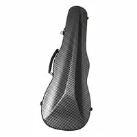 Carbon Fiber Violin Case Hard Shell Backpack Violin Case Portable String Instrument Gear for Children, Students, School, Travel