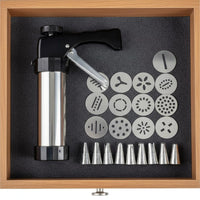 Cookie Dishwasher Cookie Press Set Piping Tip Set for Beginners, Dessert Decorators