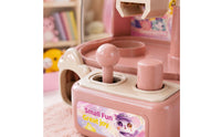 Cat Claw Machine Pink-Toned Small Grabber Machine Hand-Eye Coordination Prize Dispenser Game