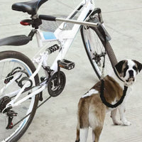 Dog Bike Leash Cycling Dog Leash with Stainless Steel Rod for Cyclists