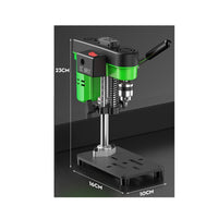 Multi-Functional Mini Drill Press Adjustable Depth Stop Benchtop Drill Press Portable Power Tool for DIY Enthusiasts, Hobbyists, Woodworkers, Workshop, Home, Garage
