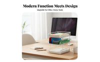 Layered Book Holder Space Saving Desktop Organizer Multi-Functional for educators