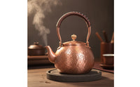 Copper Tea Kettle Hammered Copper Kettle Vintage Cookware for Home Cooks, Kitchen