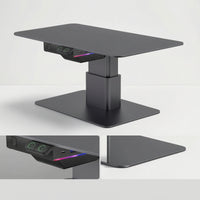 Display Stand with Docking Station Ergonomic Electric Display Stand Quiet Electric Desk Riser for Professionals, Gaming Aficionados