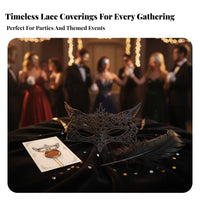 Princess and pattern Lace optic Covering Elegant Design Ornate optic Covering Intricate Pattern costume optic covering Mysterious Look for Women, Adults, Party-Goers, Halloween, Parties, Cosplay gatherings, Night Club