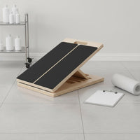 Wooden Slant Board Stable Base Wooden Calf Stretcher Non-Slip Surface Adjustable Slant Board for Restorative Users, Beginners, Home, Gym