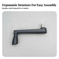 Roman Umbrella Winder Mechanism Original Fit Patio Umbrella Easy to Install Parasol Turn Handle