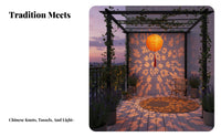 Solar Lantern, Glow Flower Hollow Design, LED, Waterproof, Outdoor Garden, Indoor Decor