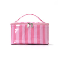 Transparent Cosmetic Bag Water-Resistant Transparent Toiletry Bag Toiletry Case with Zipper Lightweight for Travelers