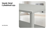 Modern Design dual-level Rectangular Stand Minimalist design Coffee Table Space-Saving Living Room Furnishing Easy to Clean for Office Managers, Homeowners, Families, Small Apartment, Reception Area, Study, Bedroom