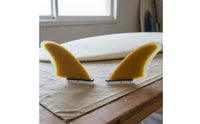 2 Pieces  2 points Fin Attachment Surfboard Fins Bi-Color Design