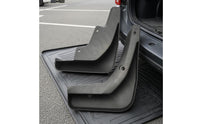 4 Pieces Front and Rear Set Black Mud Flaps Vehicle Contour Fit Curved Wheel-Arch Mud Flaps Matte Finish Wheel Arch Splash Guards Debris Guard