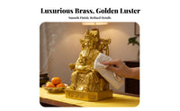 Wealth God Statue Lucky Charm for Altar, Grand Opening, Housewarming