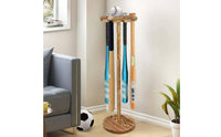 Baseball Bats Rack-Saving Design Baseball Rod Organizer Easy Assembly for Entryway, Living Room