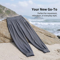 Joggers for Women with High Waist and Elastic Design, Harem Pants in Soft Modal Textile, Plus Size Tracksuit Bottoms for Running and Fitness