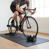 Non-Slip Base Front Wheel Riser Block Vibration Reduction Sports Equipment Height Settings for Indoor Training