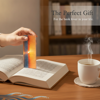 Translucent Acrylic Bookmark Set, Aesthetic INS Style Gift for Friends