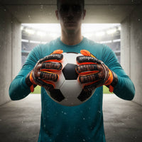 Football Mittens Stitching Padded Goalkeeper Gloves Professional-Grade Performance Sports Gear for Adults, Football Match