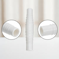 Pool Hose Adapter Ribbed Pool Hose Connector Replacement Part Tapered Plastic for Water Circulation Systems