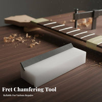 36 & 45 Degree Bevel Guitar Fret File Protects Fretboard Guitar Fret Beveling File Professional Results for Musicians, Workshop, Home Studio