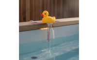 Buoyant Duck Thermometer Easy to Read Cartoon Duck Bath Thermometer Includes   String Aquatic Environment Temperature Gauge for Infants