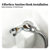 Sturdy Construction Salon Shampoo Bowl Sprayer Holder Easy to Install Shampoo Bed Shower Head Base Universal Fit for Barbers, Hairstylists