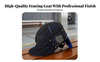 Fencing Instructor Helmet High Strength Shell Fencing Helmet HEMA Helmet Removable Liner Sports Headgear Adjustable Fit