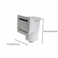 Easy to Install Narrow Pool Skimmer Long-Lasting Plastic Pool Skimmer Inlet