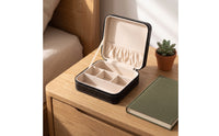 Zippered 3-Slot Glasses Box Leather Glasses Storage Box Compact Sunglasses Storage Case Structured for Travelers