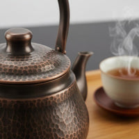 Handmade Copper Kettle Thickened Cookware Heat Resistant for Home, Commercial