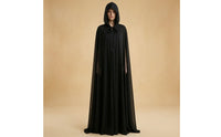 Hooded Cape Translucent Hooded Cloak Lightweight for Photo Shoots, Masquerade