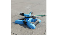 360 Degree Lawn Sprinkler Stable Base 360 Degree Rotating Sprinkler Three-Pronged Water Sprinkler Connectable in Series