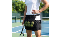 Ball Bag with Mesh Panel Handsunrestricted Ball Bag with Mesh Pocket Sports Gear Pouch with Waist Strap Zippered for Coaches