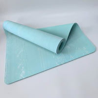 Non Slip Exercise Mat Double-Sided Textured Exercise Mat Cushioned Recycled for Home Gym