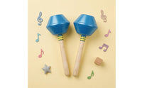 2 Pieces Children's Percussion Shaker Faceted Aluminum Shaker Handheld