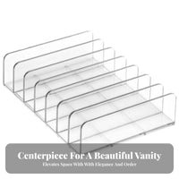 Eyeshadow Palette Organizer Easy to Clean 7-Section Palette Stand accessible Design