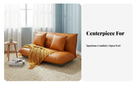 Convertible Floor Sofa Five Position Design Pet Friendly for Apartments