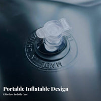 Foldable Inflatable Hair Washing Basin Easy to Inflate and Deflate Inflatable Shampoo Basin Comfortable Neck Rest for Elderly, Home, Bedroom