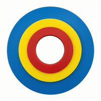 Flat Golf Putting Rings Central Opening Practice Target Disc Visual Feedback Silicone Target Disc Portable