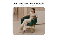 Upholstered Two-Seater Light Luxury Aesthetic Puff-Tufted Armchair Nordic Aesthetic Soft Upholstery for Business Owners