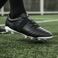 Elastic Shoe Strap with Soccer Symbol Stretch Shoe Upper Fixing Sleeve Slip-Resistant for Athletes, Sports Training