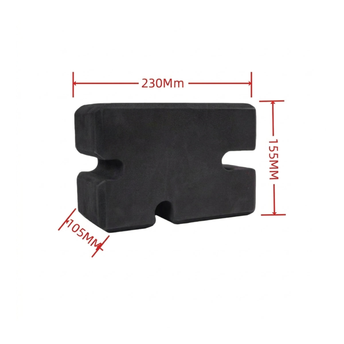 Matte Deadlift Block Dense Squat Block High Density Training Aid Secure for Lifters