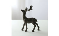 Deer Figurine Standing Deer Statue Compact Decor for Shelf, Mantel, Christmas