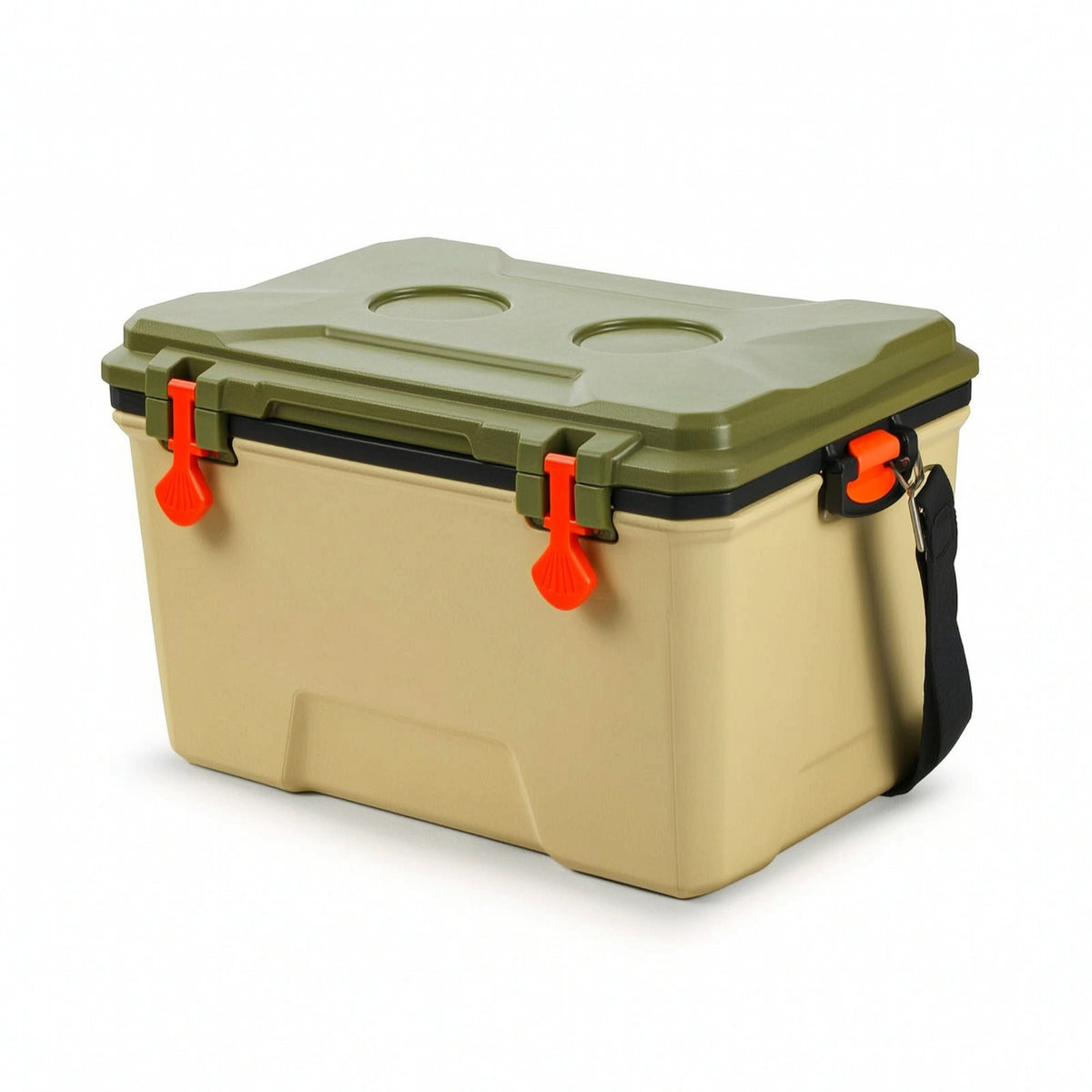 68L Cooler Box with Ice Boxes Heavy-Duty Portable Cooler Box for Camping