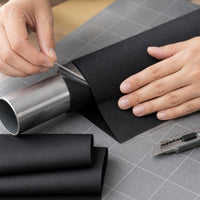 Self-Adhesive Linen Pipe Cover for Air Conditioning and Drainage Pipes, Decorative Wall Sticker, Waterproof