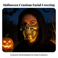 Adjustable Straps Lower Face skeletal face covering Reusable Themed Mexteriorh Cover Breathable Costume Accessory Lightweight for Cosplayers, entertainers, Cyclists, Halloween, fancy dress galas, Cosplay event, exteriordoor pedaling