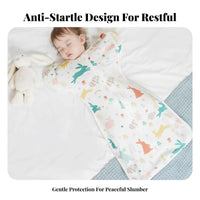 Anti-Startle Design Arms-up Swaddle pouch year-round Transitional Swaddle pouch snug-fit infant sleep pouch dual-direction fastener for Newborns, Infants, Parents, nighttime, Naptime, bed, Nursery