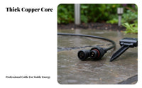 Thickened Copper Core Solar Light Extension Cable Long-Lasting Solar Light Extension Cord Heavy Duty for Courtyard, Patio