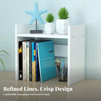 Space-Saving Design H-Shaped Desktop Organizer Multi-Functional Adjustable Desk Shelf Easy Assembly desktop Rack Multiple Combinations for Students, Office Workers, Home Users, Study Room, Bedroom, Countertop